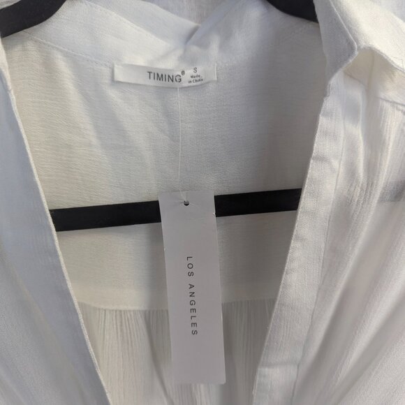 NWT Timing Size Small White Blouse - Picture 5 of 16